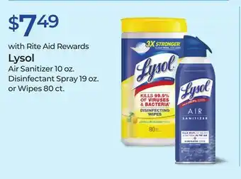 Rite Aid Lysol offer