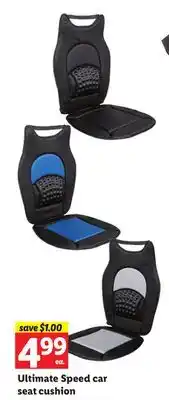 Lidl Ultimate Speed car seat cushion offer