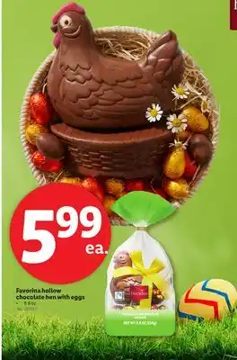 Lidl Favorina hollow chocolate hen with eggs offer