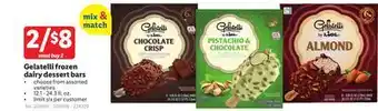 Lidl Gelatelli frozen dairy dessert bars offer