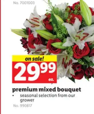 Lidl premium mixed bouquet offer