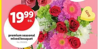 Lidl premium seasonal mixed bouquet offer