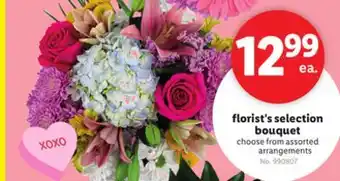 Lidl florist's selection bouquet offer