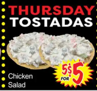 Superior Grocers TOSTADAS Chicken Salad offer