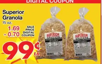 Superior Grocers Superior Granola offer