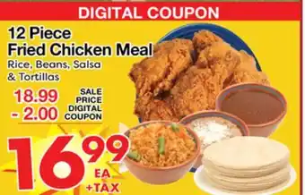 Superior Grocers 12 Piece Fried Chicken Meal offer