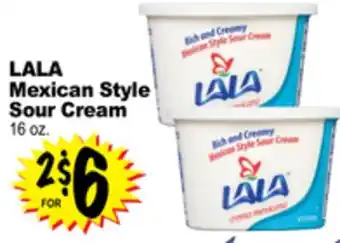 Superior Grocers LALA Mexican Style Sour Cream offer