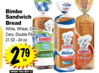 Superior Grocers Bimbo Sandwich Bread offer