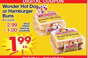 Superior Grocers Wonder Hot Dog or Hamburger Buns offer