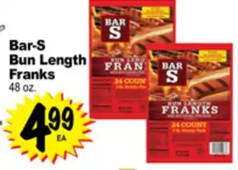 Superior Grocers Bar-S Bun Length Franks offer