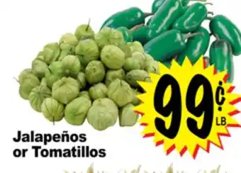 Superior Grocers Jalapeños or Tomatillos offer
