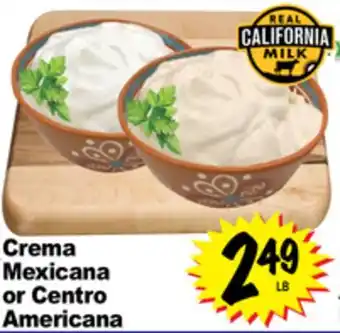 Superior Grocers Crema Mexicana or Centro Americana offer