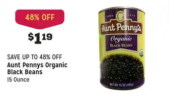 Grocery Outlet Organic Black Beans offer