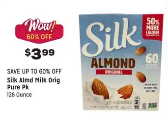 Grocery Outlet Almd Milk Orig Pure Pk offer