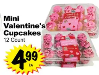 Superior Grocers Mini Valentine's Cupcakes offer