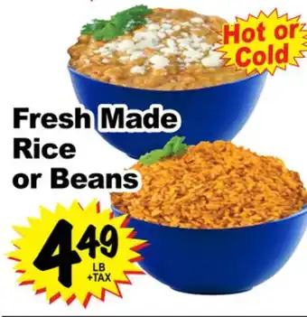 Superior Grocers Fresh Made Rice or Beans offer