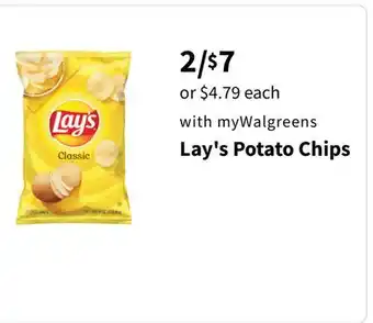 Walgreens Lay's Potato Chips offer