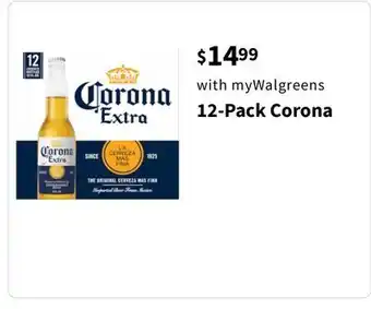 Walgreens 12-Pack Corona offer
