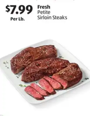 Aldi Fresh Petite Sirloin Steaks offer