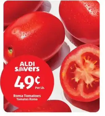 Aldi Roma Tomatoes offer