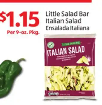 Aldi Little Salad Bar Italian Salad offer