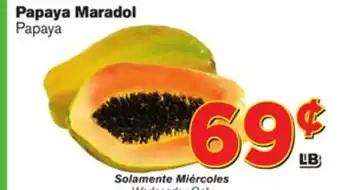 El Super Fresh Maradol Papaya offer