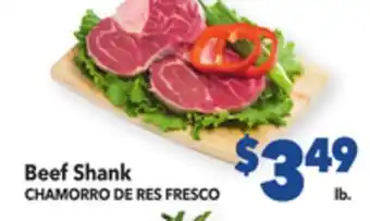 Vallarta Supermarkets Beef Shank / CHAMORRO DE RES FRESCO offer