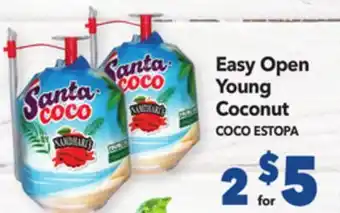 Vallarta Supermarkets Easy Open Young / Coconut COCO ESTOPA offer
