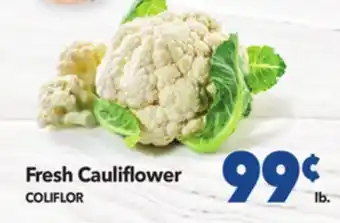 Vallarta Supermarkets Fresh Cauliflower/COLIFLOR offer