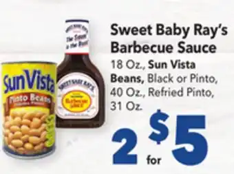 Vallarta Supermarkets Sweet Baby Ray's Barbecue Sauce offer