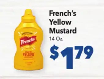 Vallarta Supermarkets French's Yellow Mustard offer