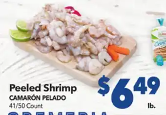 Vallarta Supermarkets Peeled Shrimp/CAMARÓN PELADO offer