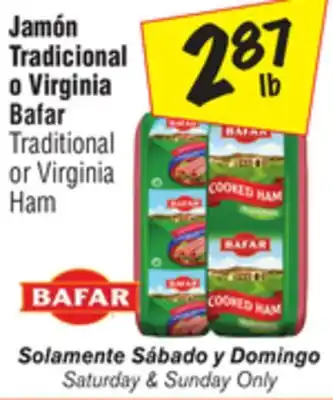 El Super Traditional or Virginia Ham offer