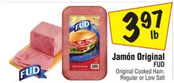 El Super FUD Original Cooked Ham, Regular or Low Salt offer