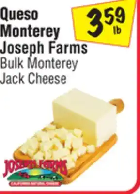 El Super Joseph Farms Bulk Monterey Jack Cheese offer