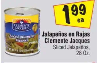 El Super Clemente Jacques Sliced Jalapeños offer