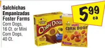 El Super Foster Farms Corn Dogs, 16 Ct. or Mini Corn Dogs, 40 Ct offer