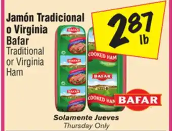 El Super Traditional or Virginia Ham offer