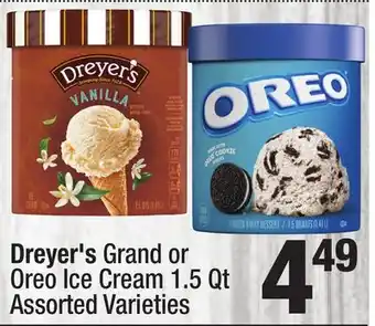 Super King Markets Dreyer's Grand or Oreo Ice Cream offer