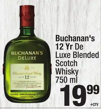 Super King Markets Buchanan's 12 Yr De Luxe Blended Scotch Whisky offer