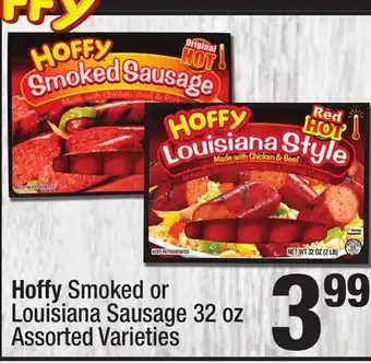 Super King Markets Hoffy Smoked or Louisiana Sausage offer