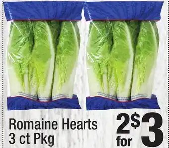 Super King Markets Romaine Hearts offer