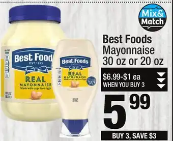 Super King Markets Best Foods Mayonnaise offer