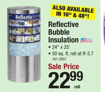 Menards R-3.7 Reflectix Reflective Insulation 3/8 x 24 x 25' offer