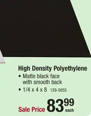 Menards 1/4 x 4 x 8 Black HDPE Panel offer