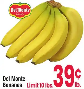 Jewel-Osco Del Monte Bananas offer