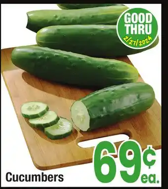 Jewel-Osco Cucumbers offer