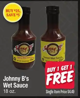 Jewel-Osco Johnny B' s Wet Sauce offer