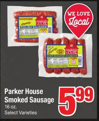 Jewel-Osco Parker House Smoked Sausage offer