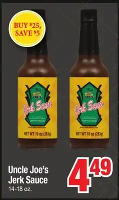 Jewel-Osco Uncle Joe's Jerk Sauce offer